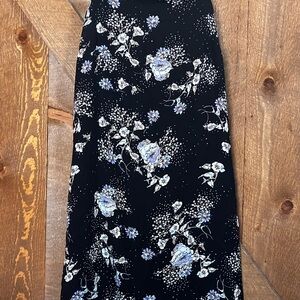 Miami Black Floral Mini Dress